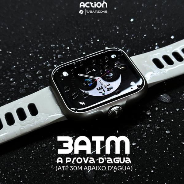 ACTION WEARZONE | Smartwatch Esportivo | A PROVA D'ÁGUA, GPS integrado e 7 Dias de Bateria - Imagem 5