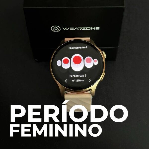 LIFE SMARTWATCH A PROVA D'ÁGUA 1 ATM AMOLED | BATERIA DE LONGA DURAÇÃO| 100 MODOS DE ESPORTES - Imagem 15