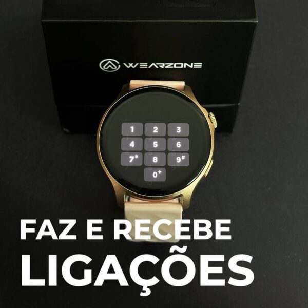 LIFE SMARTWATCH A PROVA D'ÁGUA 1 ATM AMOLED | BATERIA DE LONGA DURAÇÃO| 100 MODOS DE ESPORTES - Imagem 11