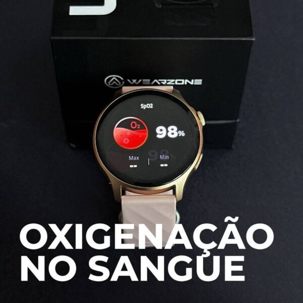 LIFE SMARTWATCH A PROVA D'ÁGUA 1 ATM AMOLED | BATERIA DE LONGA DURAÇÃO| 100 MODOS DE ESPORTES - Imagem 9