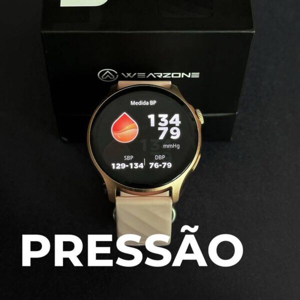 LIFE SMARTWATCH A PROVA D'ÁGUA 1 ATM AMOLED | BATERIA DE LONGA DURAÇÃO| 100 MODOS DE ESPORTES - Imagem 8