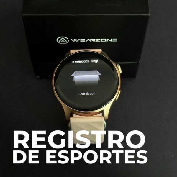 LIFE SMARTWATCH A PROVA D'ÁGUA 1 ATM AMOLED | BATERIA DE LONGA DURAÇÃO| 100 MODOS DE ESPORTES - Imagem 5